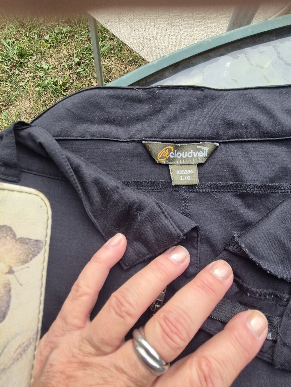Womens Cloudveil Lightweight Pants w/ Roll Up Capri Conversion - Picture 4 of 4